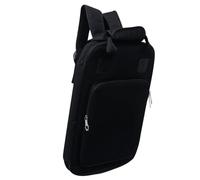 Abaodam 1pezzi Bacchetta per Batteria Acero Borsa per Trasporto Custodia per Bacchette Misura Accessori per Strumenti Percussione Maniglia e Ganci Doppi