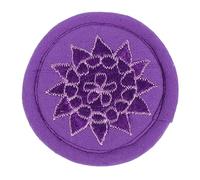 Abaodam 1pezzi Cuscino Per Ciotola Tibetana Ricamo Tappetino Decorativo Per Meditazione e Yoga Accessorio Per Strumenti Musicali Curativi Design Unico Media