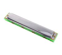 Abaodam 1pezzi Harmonica Metal Buchi Per Strumento Musicale Per Principianti e Esperti Per Giocare Combinazione Con Chitarra e Ukulele Include Scatola Protettiva e Panno Per Pulizia
