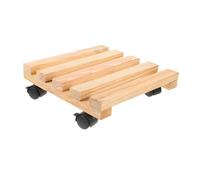 Abaodam 1pezzi Piccolo Portavaso in Legno per Supporto Compatto per Bonsai e Base per da Giardinaggio Mensola in Legno per Piccoli Vasi da