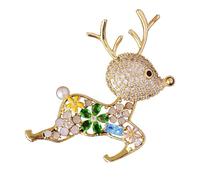 Abaodam 1pezzi Spilla da Modellazione di Alce Distinto Accessorio per Spilla per Alce Decorazione Creativa per Abiti Adatta per Natale e Altre Occasioni