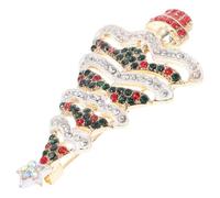 Abaodam 1pezzi Spilla Decorativa Albero di Natale Strass Spilla Natalizia Unica Accessori per Costumi Festa Balli di Fine Anno