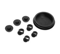 Abaodam 1set Accessori Per Batteria Silicone Coperchi Di Smorzamento Sonoro Manicotti Per Dita e Pad Per Piedi Compatibili Con Tutti Marchi Di Batteria Ethereal