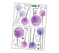 Abaodam 1set Adesivi Murali Dente Di Leone Adesivi Decorativi Per Camerette Facili Da Applicare e Rimovibili Decorazione Per Pareti e Finestre Di Casa Negozio e Ristoranti
