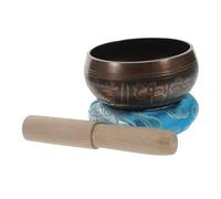 Abaodam 1set Ciotola Tibetana Per Meditazione e Relax Con e Accessori Per Pratiche Yoga e Spirituale Design e Portatile