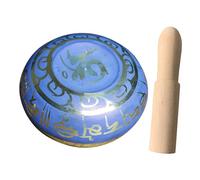 Abaodam 1set Ciotola Tibetana Per Meditazione e Yoga Handmade Nepali Singing Bowl Per Relax e Spirituale Include Design e Randomizzato