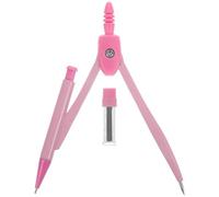 Abaodam 1set Compassi da Disegno in Metallo Rosa Strumenti di Precisione per Matematica e Disegno Kit Compassi Portatile per Scuola Elementare e Media Materiale Scolastico Resistente