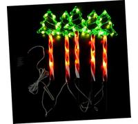 Abaodam 1set Decorative Led Per Giardino Natalizio Lampade Da Giardino Impermeabili Per Decorazioni Esterne Per Patios Prati e Viali Facili Da Installare e Resistente Alle Intemperie