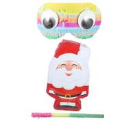 Abaodam 1set Di Natale Santa Claus Decorazione Festiva Gioco Tradizionale Per Feste Con Benda Per Occhi e Accessorio Per Celebrazioni e Compleanni Atmosfera Unica Per Eventi Speciali
