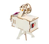 Abaodam 1Set Kit Proiettore Da Te Per Attrezzature Scientifiche Legno Per Esperimenti Educativi e Creativi Stimola e Competenze Comunicative