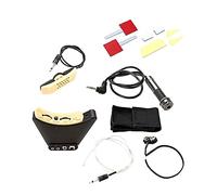 Abaodam 1set Pickup Microfono Piezoelettrico Per Chitarra Acustica Folk Accessorio Strumentale Leggero e Compatto Facile Da Trasportare e Installare Materiale Resistente Per Uso Duraturo