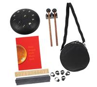 Abaodam 1set Steel Tongue Drum Strumento Per Meditazione e Relax Accessori Per Percussioni Pratici Per Educazione e Riabilitazione Mentale