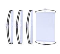 Abaodam 1set Striscioni Retrattili Riutilizzabili con Superficie Dry Erase Bianco per Feste e Eventi Facili da Usare per Decorazioni Personalizzate e Celebrazioni