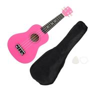 Abaodam 1Set Strumenti Ukulele In Legno Semplice Piccolo Ukulele Ukulele Per Adulti Ukulele Per Ukulele Per Mini Semplice Ukulele Ukulele Grazioso Rosy Vernice Ad Alta Protezione