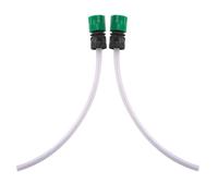 Abaodam 2 Pezzi Adattatore per Idropulitrice Tubo da 30cm e Sgancio Rapido | ABS e Pp, Attacco a Vite Semplice Inversione, per Pulizia Esterna e Cambi Bottiglia Veloci
