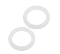 Abaodam 2 Pezzi Anello Cm e Silicone in Bianco per Profumo Diffusoreffusione Sicura Dell'aroma, Facile Ricarica Dell'olio Dimensioni 9x9x1 Portalampade Lampadine in Casa e Soggiorno