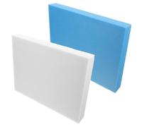 Abaodam 2 Pezzi Blocchi di Schiuma per Modellismo Diorami e Architetture | Taglio Facile, Superficie Liscia, Mantiene la Forma, Resiste alle Crepe