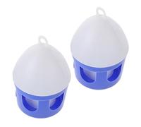 Abaodam 2 Pezzi Bollitore Per Piccioni Colomba Mangiatoia Per Uccelli Selvatici Pulcino Mangiatoie D'acqua Per Piccioni Blu Bevitore Di Acqua Di Piccione Seme Birdfeeder Pvc