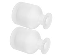 Abaodam 2 Pezzi Bottiglie Diffusore Aromaterapia in Vetro Vuote e Ricaricabili per Oli Essenziali Forma Cilindrica Classica Bottiglie Profumate per Bastoncini Evaporazione Ridotta Uso Casa