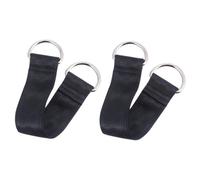 Abaodam 2 pezzi Cinture Multiuso per Palestra Anello in Inossidabile Fasce Allenamento Resistenti e Portatili per Casa e Stacchi Fitness