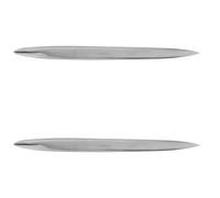 Abaodam 2 Pezzi Coltello per Modellare Argilla in Acciaio Inossidabile | Strumento per Incisione e Rilievo Texture, Adatto a Argilla Polimerica e Cera, per Scultori e Insegnanti
