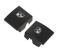 Abaodam 2 Pezzi Coperchio Pulsante Interruttore Alzacristalli Auto Copertura Resistente e Decorativa per Pannello Alzacristalli Lato Guida Protezione Anti-graffio per Pulsante Finestra