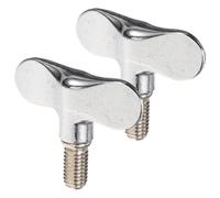 Abaodam 2 Pezzi Dadi a Sgancio Rapido per Piatti Batteria, Vite ad Alette per Supporto Strumenti a Percussione, Accessori Compatibili Resistenti e Compatti per Performance Musicali