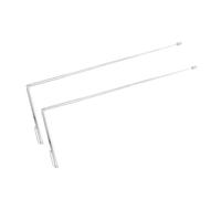 Abaodam 2 Pezzi Di Bacchetta Per Rilevamento Di Metalli Attrezzatura Per La Caccia Ai Fantasmi Bacchette Da Rabdomante Bacchetta Da Rabdomante Portatile Per Campeggio All'Aperto