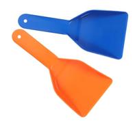 Abaodam 2 pezzi Ghiaccio in Resistenti e Leggere Raschietto Ghiaccio e Neve per Auto e Frigorifero Design Ergonomico con Bordi Lisci Strumento Multifunzionale per Rimuovere Sporco e