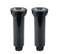 Abaodam 2 pezzi Irrigatore Retrattile Automatico da Giardino Testina Pop-up con Doppio Getto Uniforme e Filtro Integrato Antiblocco e Guarnizione Tenuta per Prato e Aree Verdi Confezione