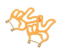 Abaodam 2 Pezzi Lampadina LED Decorativa a Forma di Victory Gesture Gialla Filamento Caldo, Design Creativo in Plastica per Illuminazione Sicura ed Efficiente in Occasioni Speciali