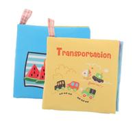 Abaodam 2 Pezzi libro del bagno giocattoli educativi libri morbidi per 0-6 mesi Libri sulla vasca da bagno per neonati libri da bagno per neonati morbidi libri per tessuto