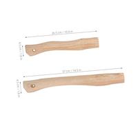 Abaodam 2 Pezzi Manici in Legno per Sostitutivi Ergonomici e Resistenti per Taglio Giardinaggio e Facili da Installare e Compatibili con Modelli