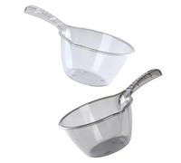 Abaodam 2 Pezzi Mestolo da Cucina in Pp per Trasferimento Acqua Efficiente e Facile da Pulire, Paletta per Acqua per Casa e Ristorante