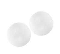 Abaodam 2 Pezzi Modello a Forma di Sfera in Schiuma Bianca da 8 Pollici | Riutilizzabile, Alta Densità, per Pratica di Decorazione, Esposizione in Negozio e Dimostrazioni Didattiche