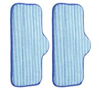 Abaodam 2 Pezzi Panni Microfibra Lavabili per Mop a Vapore, Ricambio Efficiente per Pulizia Pavimenti, Copertura Sostitutiva per Scopa a Vapore Blu