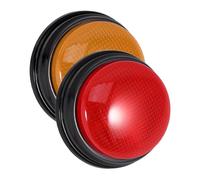 Abaodam 2 Pezzi Pulsanti Luminosi Sonori Pulsanti Di Gioco Pulsanti Per Quiz Show Risposte Oggetti Di Scena Per Giochi Pulsante Suono E Luce Pulsante Luce Gioco Buzzer Plastica