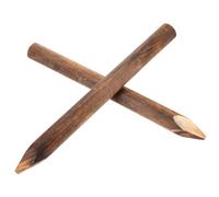 Abaodam 2 pezzi Stakes di Legno Carbonizzato per Supporto Alberi e Recinzioni da Giardino da Accessori Facili da Installare per Sostegno Naturale e Decorativo all Aperto