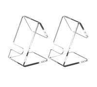 Abaodam 2 Pezzi Supporto Orologio Trasparente in Acrilico Espositore da Tavolo Antigraffio per Orologi da Polso e Braccialetti Organizer Compatto e Resistente per Vetrine e Uso Personale