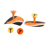 Abaodam 2 Pezzi Supporto per Allenamento Grip Silicone Ergonomico Correttore Postura e Separatore Grip per Migliorare Tecnica e Controllo Nastro Sostituibile per Pratica Indoor ed Outdoor