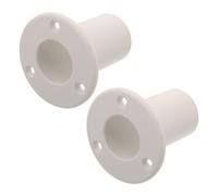 Abaodam 2 Pezzi Tappi Inserto per Scala Pontone 1,25 Pollici 32mm in Nylon | Sistemi di Scala su Imbarcazioni, Superficie Testurizzata, Cambio senza Attrezzi, Ambienti Marini Difficili