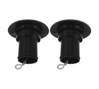 Abaodam 2 Pezzi Tappo di Riempimento del Serbatoio Acqua e Carburante per Barche e Yacht 38 Mm in Plastica Marina Resistente Catena di Ricambio per Accessori di Ponte Nautico