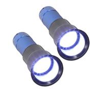 Abaodam 2 Pezzi Tester Portatile per Uova con LED per Controllo Fertilità e Uova Strumento Professionale per Incubazione Pollame e Gallina