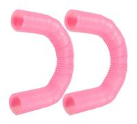 Abaodam 2 Pezzi Tubo Rosa per Costume di Halloween, Accessorio Festa | Plastica Liscia, Leggero e Riutilizzabile, senza Taglio Né Montaggio, per Sfilate Carnevalesche e Danza