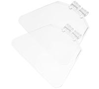 Abaodam 2 Pezzi Visiera Plastica per Protettiva Trasparente Smerigliatrice