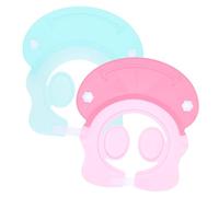Abaodam 2 Pz cuffia da doccia per bambini cuffie per shampoo cuffia per la doccia shampoo per bambini shower cap visiera da bagno per i più piccoli cuffie per doccia Gel di silice