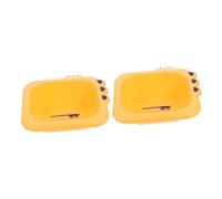 Abaodam 2 Pz lavabo neonato vaschette per il bagnetto lavabo portatile per bambini bacino del bambino Cartone animato Lavello bacino per bambini prodotti per l'infanzia vasca pp