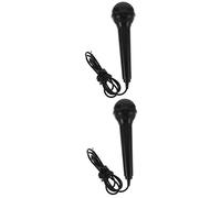 Abaodam 2 Pz Microfono Per Organo Elettronico Microfono Per Bambini Microfono Per Riunioni Microfono Per Discorsi Pubblici Microfono Per Tastiera Microfono Palmare Plastica Black