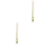 Abaodam 2 Pz righello di altezza per bambini tabella di peso per i bambini mini comodino adesivo righello altezza adesivi decalcomania dell'altezza di crescita righello adesivo murale tela