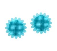 Abaodam 2 Pz spazzola per shampoo deep cleansing shampoo brush spazzola da bagno per neonati scrubber in silicone per bambini silicone body scrubber spugne spazzola per per bambino